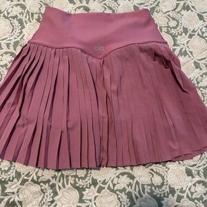 ALO Yoga Grand Slam Pink Tennis Skirt